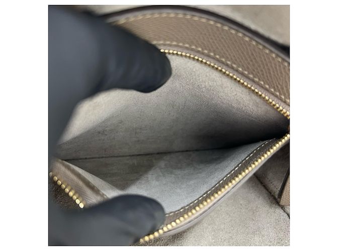 Edge Céline Borsa in pelle piccola logo Vertical Cabas CELINE Beige - vista 10