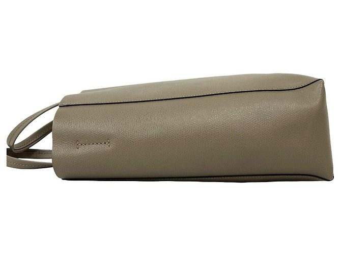 Edge Céline Borsa in pelle piccola logo Vertical Cabas CELINE Beige - vista 5