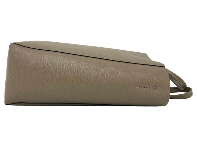Edge Céline Borsa in pelle piccola logo Vertical Cabas CELINE Beige - vista 6