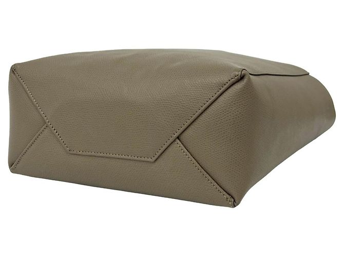 Edge Céline Borsa in pelle piccola logo Vertical Cabas CELINE Beige - vista 8