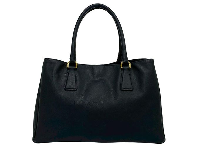 Sac à main en cuir Saffiano avec logo triangle Galleria de Prada - vue 3