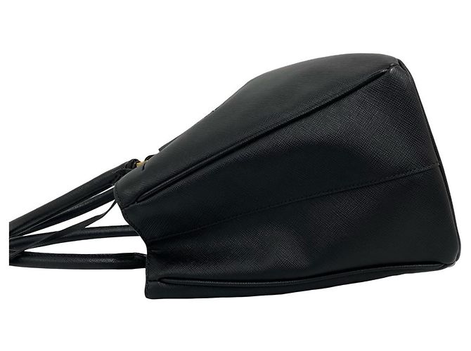 Sac à main en cuir Saffiano avec logo triangle Galleria de Prada - vue 5