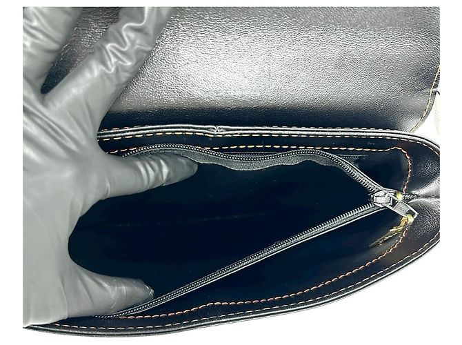 Borsa a Spalla in Pelle Cassandra Yves Saint Laurent Nero - vista 10