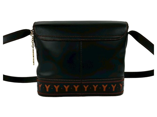 Borsa a Spalla in Pelle Cassandra Yves Saint Laurent Nero - vista 3