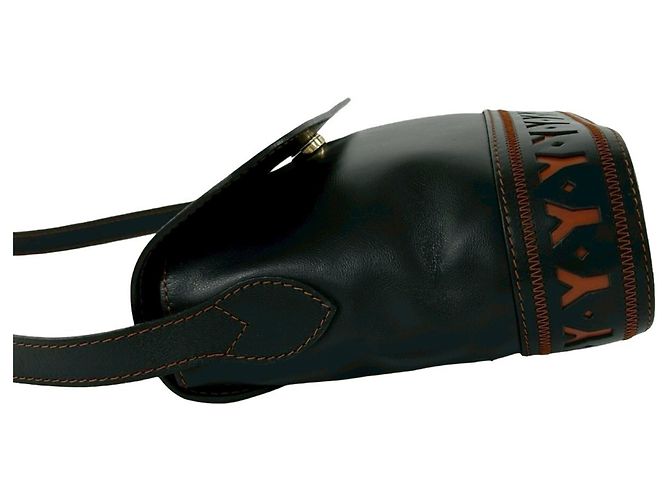 Borsa a Spalla in Pelle Cassandra Yves Saint Laurent Nero - vista 5