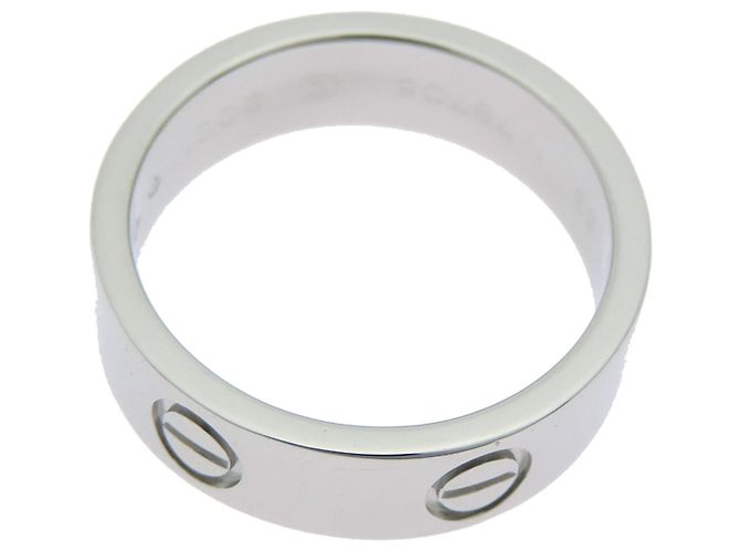 Anello Cartier Love in Platino 950 - vista 3