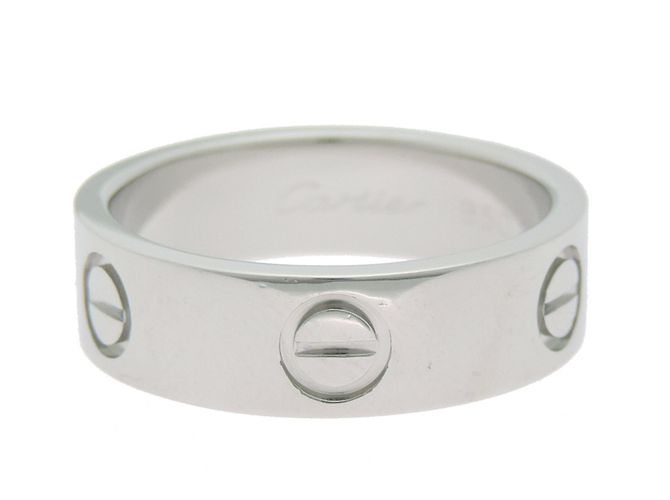 Anello Cartier Love in Platino 950 - vista 4