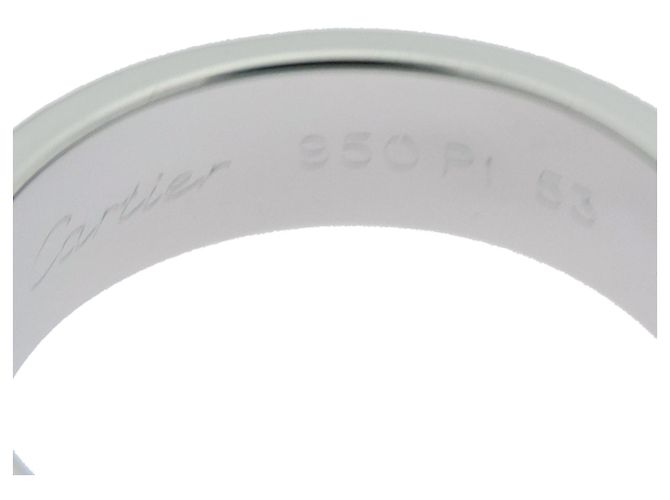Anello Cartier Love in Platino 950 - vista 5