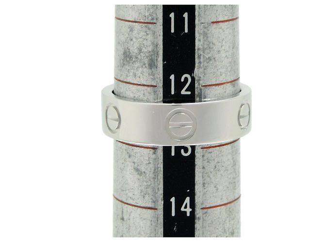 Anello Cartier Love in Platino 950 - vista 7