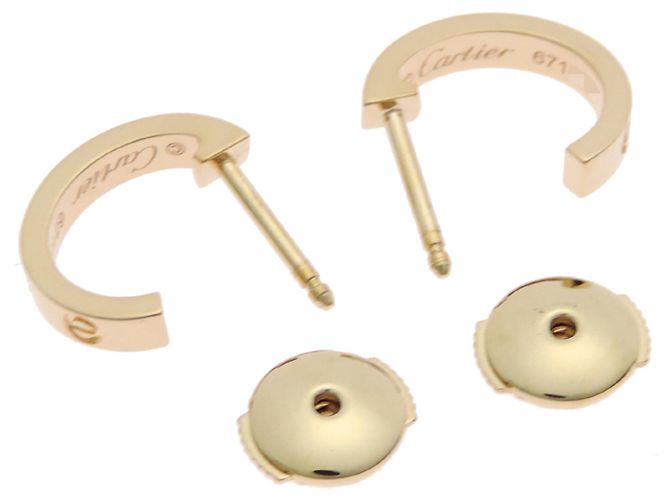 Orecchini modello piccolo a cerchio Cartier Love - vista 5