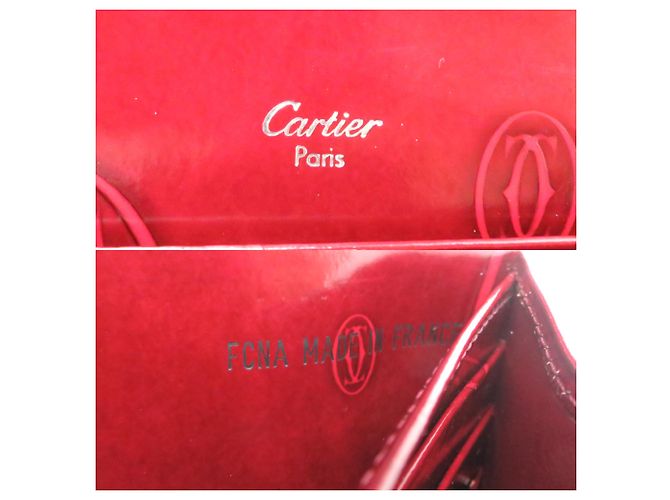 Cartera Larga para Mujer Cartier L3000722 Roja Burdeos - vista 8