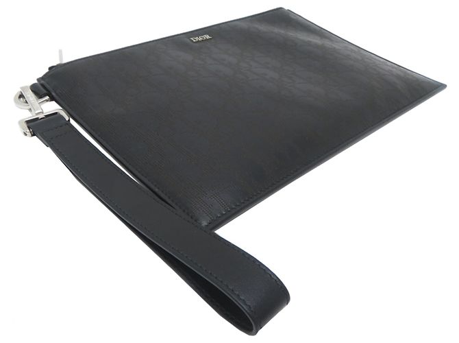 Pochette da uomo Christian Dior Oblique Galaxy Nero - vista 3