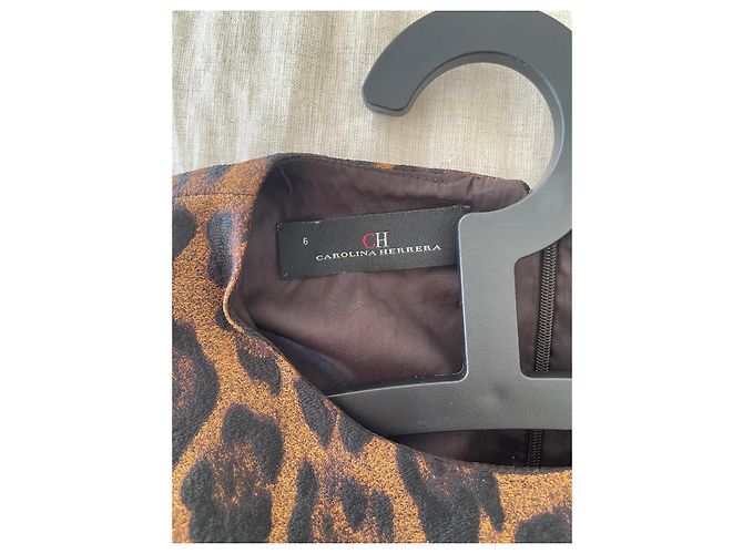 Carolina Herrera Top de leopardo sem mangas - vista 4
