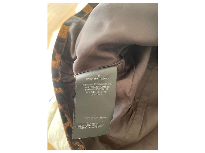 Carolina Herrera Top de leopardo sem mangas - vista 6