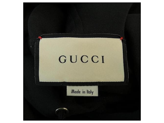 Sudadera de algodón Gucci Negro Beige - vista 4