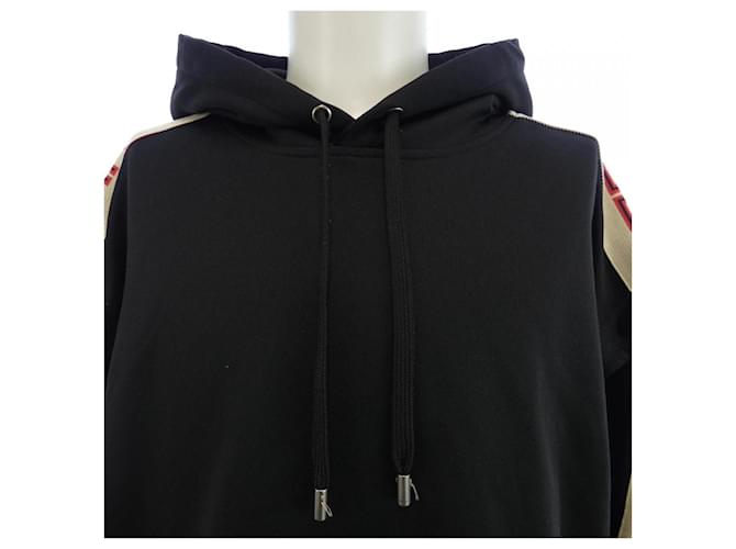Sudadera de algodón Gucci Negro Beige - vista 5