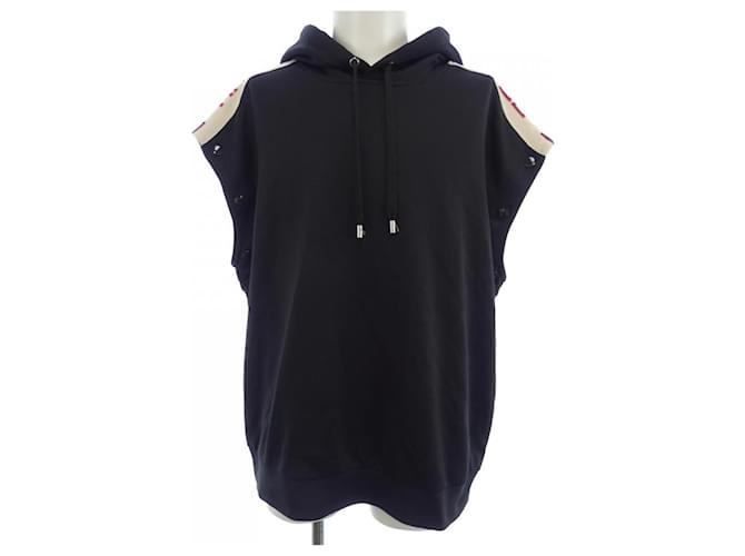 Sudadera de algodón Gucci Negro Beige - vista 7
