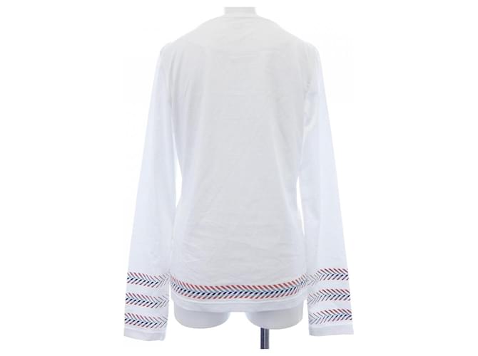 Hermès Camiseta de algodón Hermes Blanco Naranja - vista 2