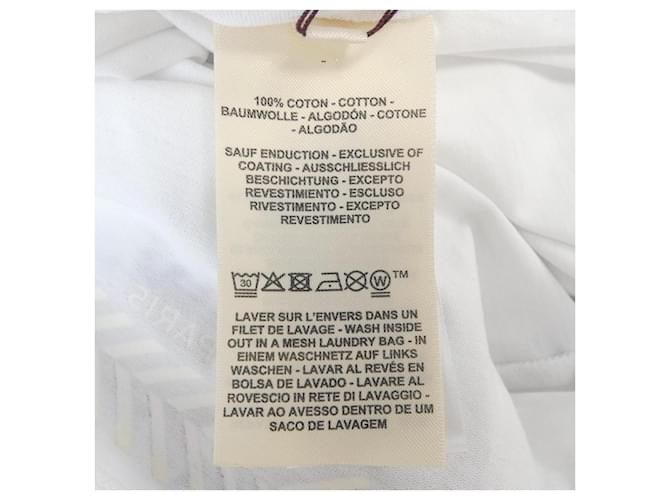 Hermès Camiseta de algodón Hermes Blanco Naranja - vista 3
