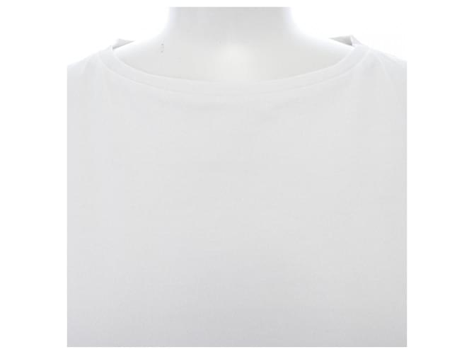 Hermès Camiseta de algodón Hermes Blanco Naranja - vista 5