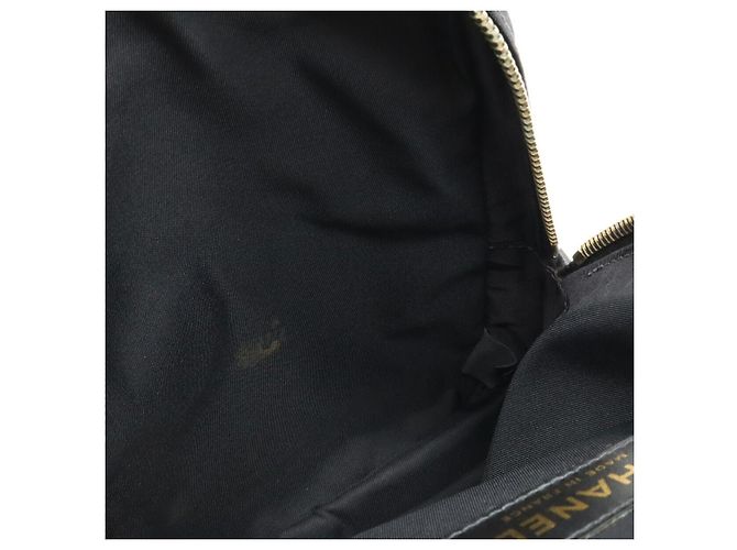 Timeless Chanel Nylon Jacquard Neue Reiselinie Schultertasche A20513 Schwarz - Ansicht 7