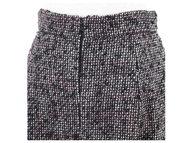 Timeless Falda de lana de alpaca de tweed de Chanel Castaño - vista 13