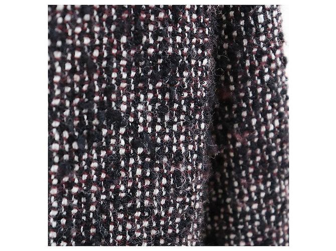 Timeless Falda de lana de alpaca de tweed de Chanel Castaño - vista 4