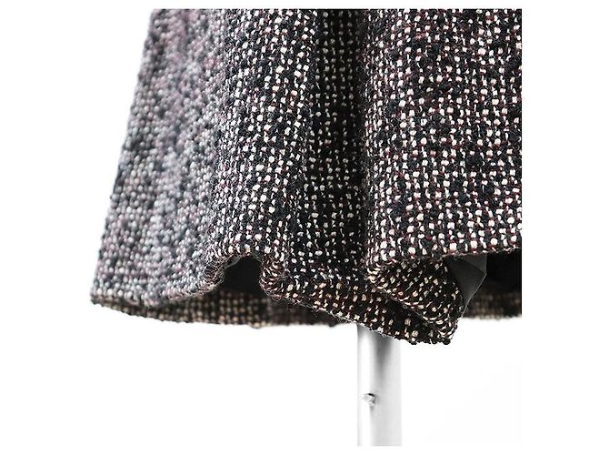 Timeless Falda de lana de alpaca de tweed de Chanel Castaño - vista 5