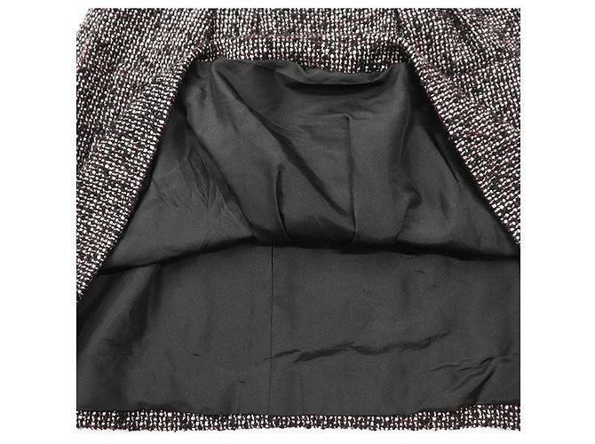 Timeless Falda de lana de alpaca de tweed de Chanel Castaño - vista 9