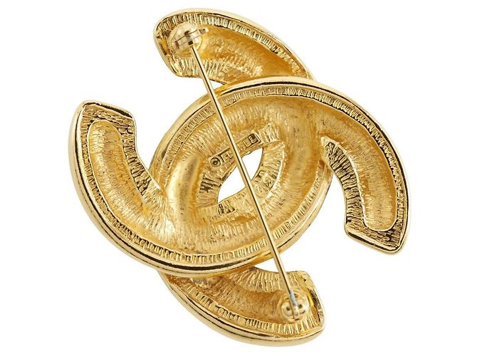 Spilla Matelassé Coco Mark di Chanel D'oro - vista 2