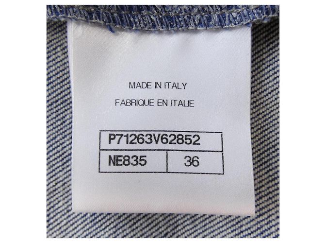 Jeans Chanel P71263V62852 Blanco Azul - vista 4