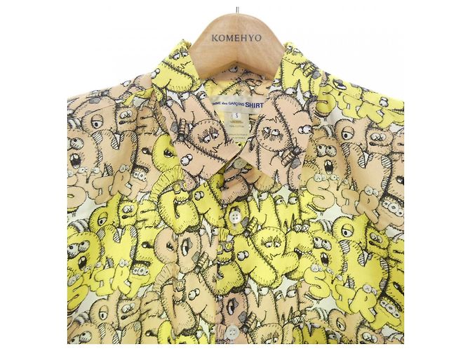 Comme Des Garcons Camicia Comme des Garçons Bianco Beige Giallo - vista 5