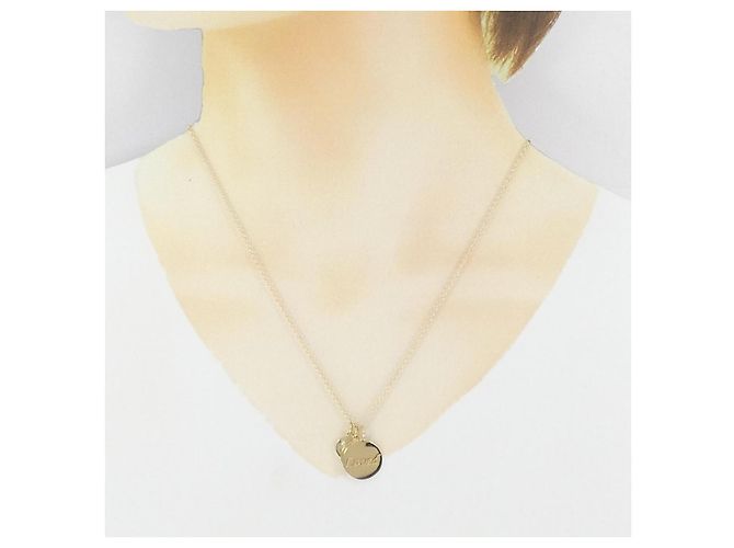Autre Marque 14K Gelbgold-Diamant-Halskette Golden - Ansicht 6