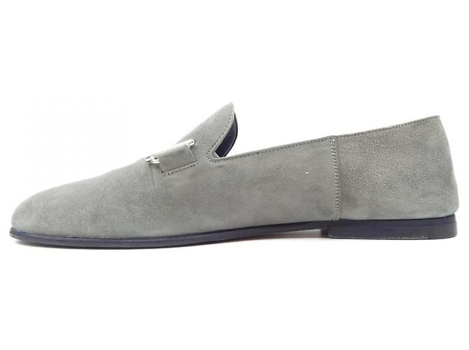Hermès Scarpe in pelle Hermes 192559Z 39.5 Marrone - vista 2