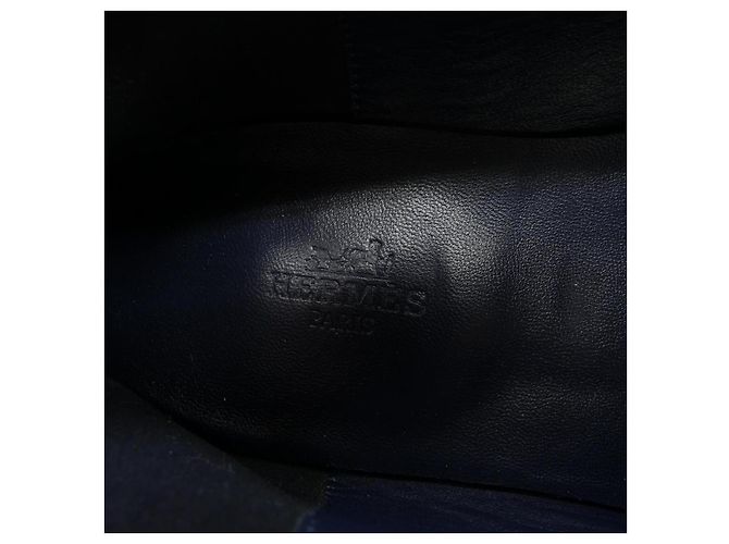 Hermès Scarpe in pelle Hermes 192559Z 39.5 Marrone - vista 6