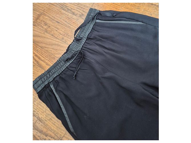 Pantalón Ajustado Negro Sandro Talla 2 38 M - vista 2