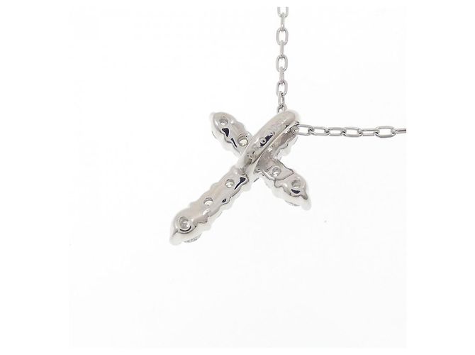 Autre Marque Collana in platino e diamanti Argento - vista 4