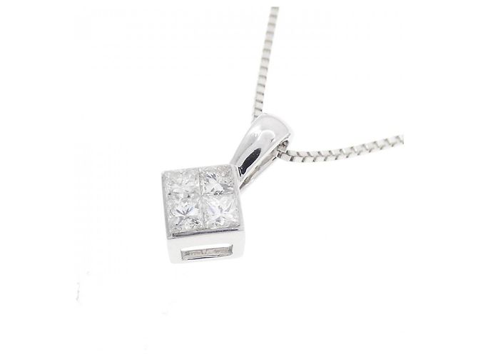 Autre Marque Collana in diamante in oro bianco Au750 Argento - vista 3