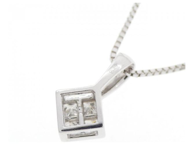 Autre Marque Collana in diamante in oro bianco Au750 Argento - vista 4