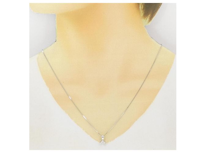 Autre Marque Collana in diamante in oro bianco Au750 Argento - vista 6