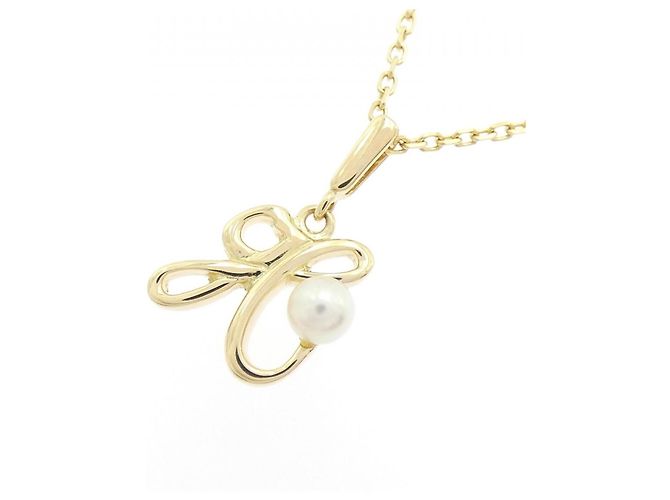 Collana Mikimoto in oro Au750 con perle Akoya D'oro - vista 3