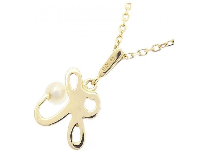 Collana Mikimoto in oro Au750 con perle Akoya D'oro - vista 4