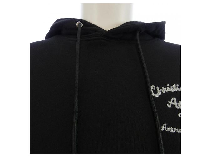 Moletom com capuz de algodão Dior Preto - vista 5