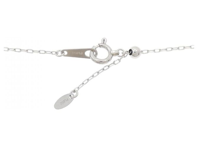 Autre Marque Collana in Zaffiro Pt900 Pt850 Argento - vista 5