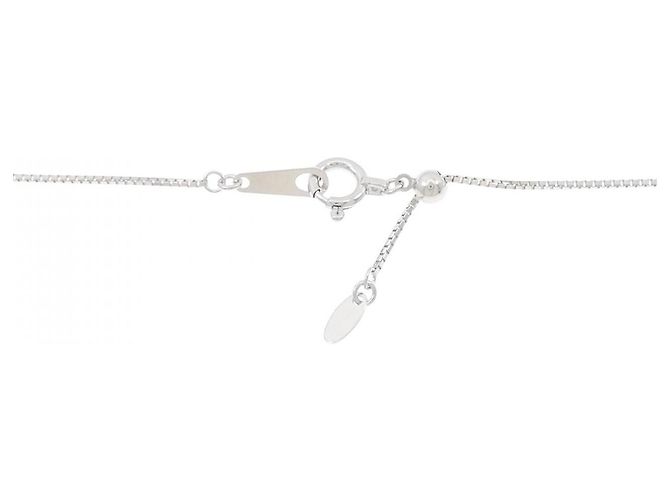 Autre Marque Collana in oro bianco Au750 con perla nera Nero - vista 5