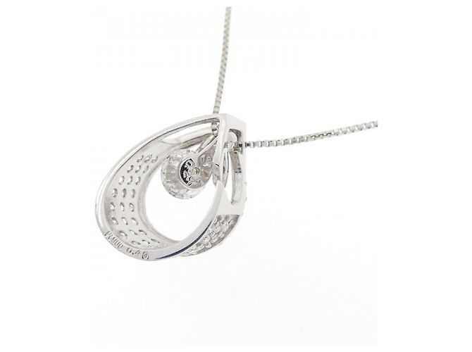 Autre Marque Collana di diamanti 2 vie Pt900 Pt850 Argento - vista 4