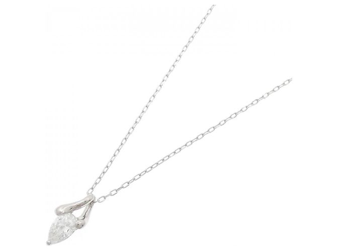 Autre Marque Collana in diamante Pt900 Pt850 Argento - vista 2