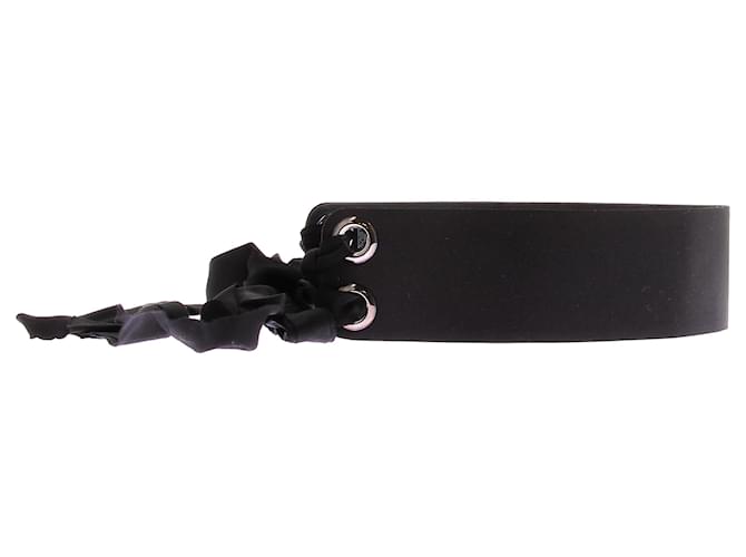 Ceinture Lanvin en toile noire - vue 3