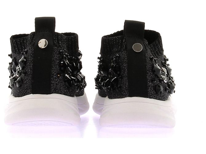 Fred Baskets noires à sequins - vue 5