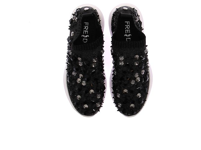 Fred Baskets noires à sequins - vue 6